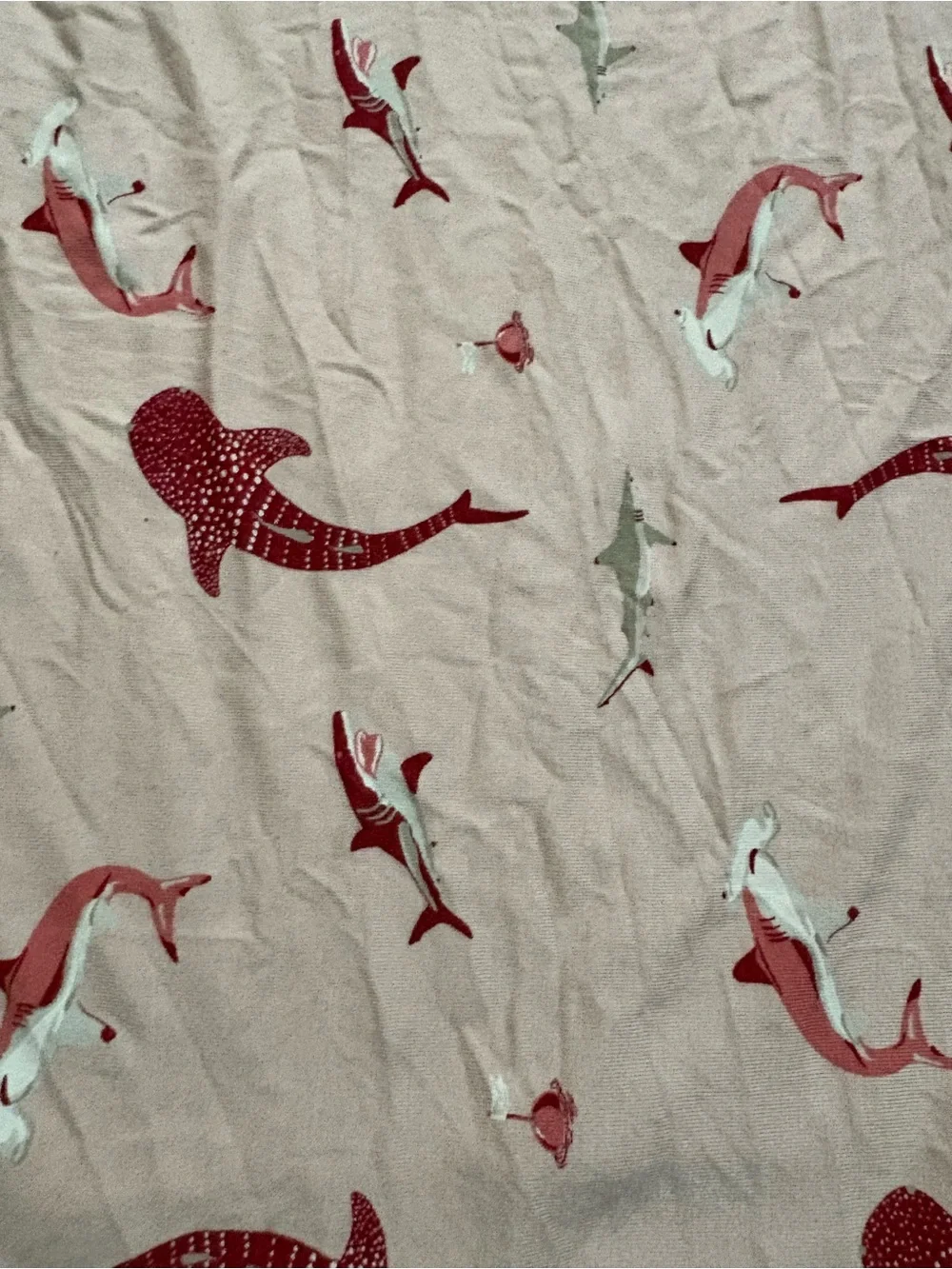 Kyte Baby Bamboo Pink Shark Baby Blanket